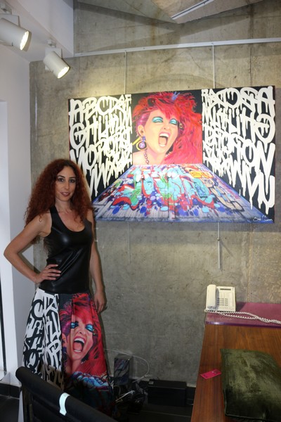 Suzi in Beirut at Vick Vanlian Showroom